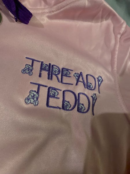 Thready Teddy Satin Sweatsuit