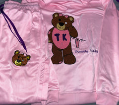 Thready Teddy Satin Sweatsuit